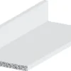 Listeprofil aluminium hvid 15 x 30 x 1000 mm