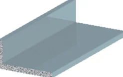 Listeprofil sølv 10 x 15 x 2000 mm