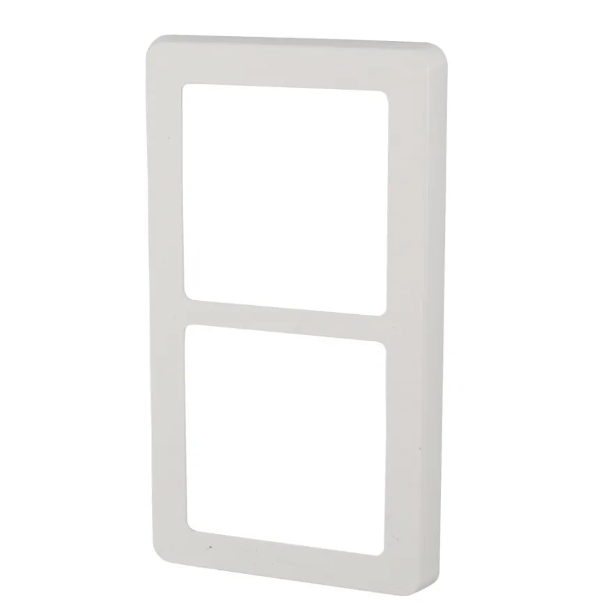 LK FUGA® designramme Base 63 2×1 modul lodret hvid