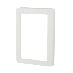 LK FUGA® designramme Base 63 1,5 modul hvid