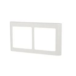 LK FUGA® designramme Soft 63 2×1 modul vandret hvid
