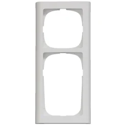 LK FUGA® Softline ramme 63 afbryder + stikkontakt hvid