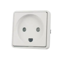 LK FUGA® stikkontakt m/jord hvid