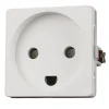 LK FUGA® stikkontakt m/jord uden afbryder hvid
