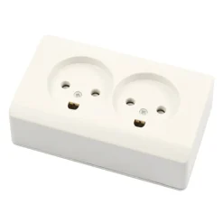 LK Opus® 66 stikkontakt med jord 2 udtag