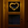 Lyshjerte 80 LED-pærer 40 cm