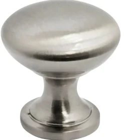 Møbelknop satinfinish Ø27,5 mm