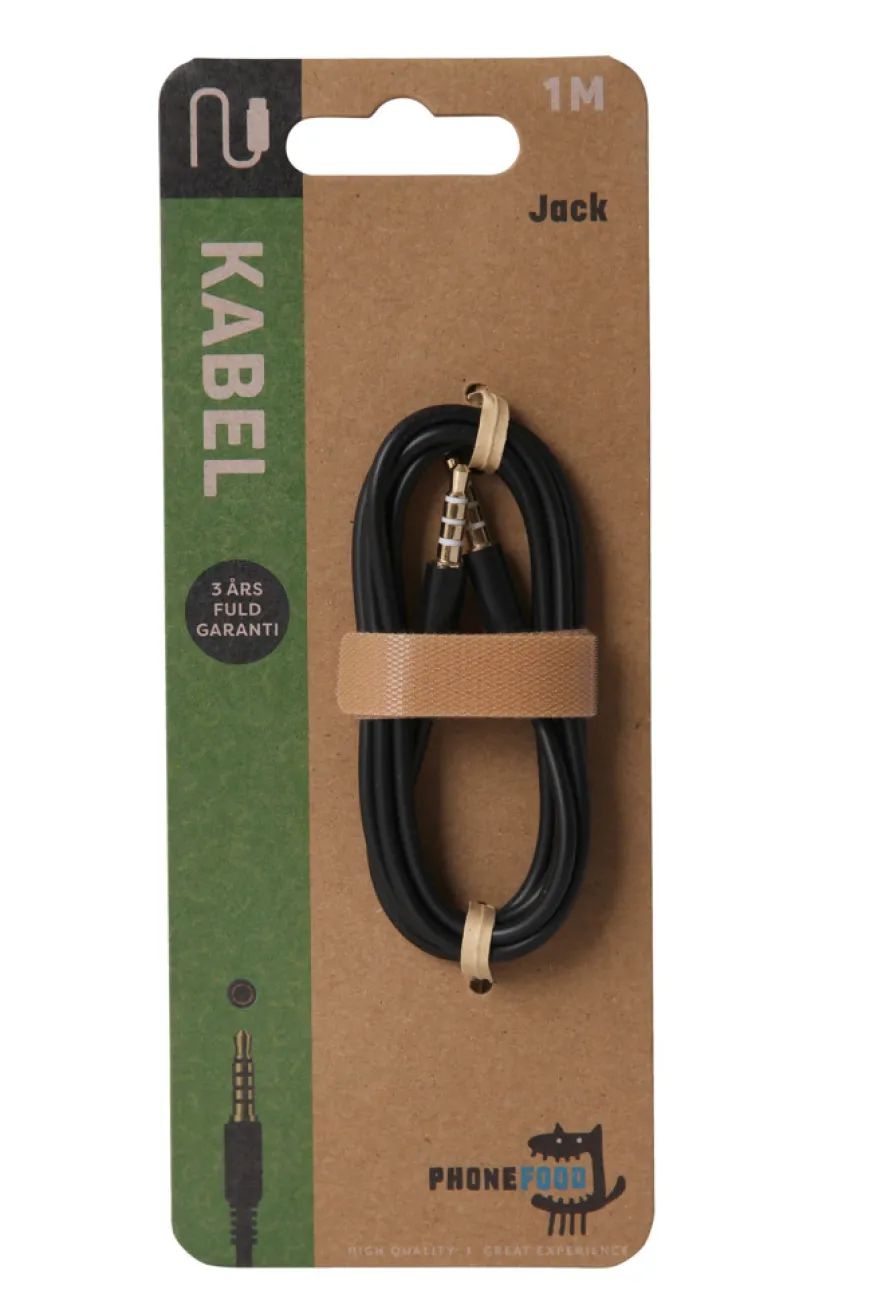 Mini jack til mini jack kabel – 1 meter
