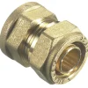 Muffe til PeX rør i gulvvarme 1/2" x 20 mm