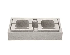 Murblok Nordic Wall grå 60 x 30 x 12 cm