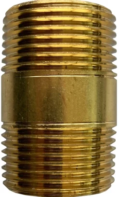 Nippelrør messing 3/4" x 40 mm