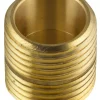 Nippelrør sammenskåret messing 1/2"