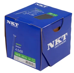 NKT Fasteners DECK+ Outdoor terrasseskrue 4,5 x 55mm 250 stk.