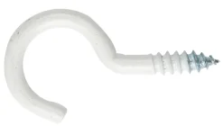NKT Fasteners skruekrog hvid 5,0 x 65 mm 2 stk.