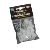 Nylonvridere med skruer, 25 stk.
