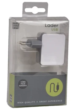 Oplader med 2 USB porte
