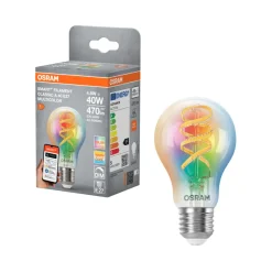 Osram SMART+ klar filamentpære RGBW E27 4,8 W