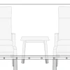 Overtræk til havemøbelsæt L170 x B130 x H85 cm - Sunlife®