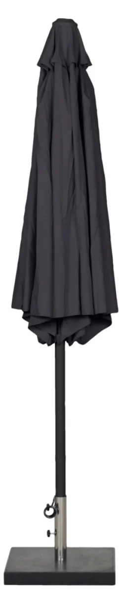 Parasol Arizona sort m/krank & tilt Ø300 cm - Sunlife®