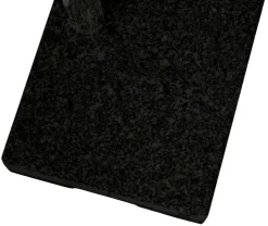 Parasolfod halvrund B45 x D28 x H8/30 cm sort