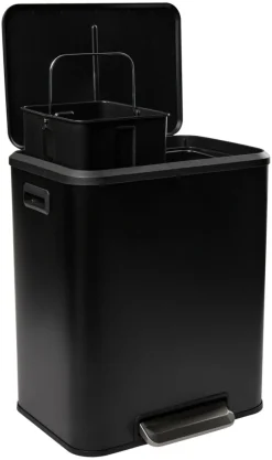 Pedalspand m/soft close 2 x 15 liter - G. Funder