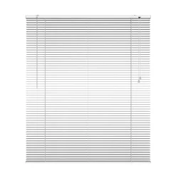Persienne aluminium hvid 140 x 130 cm