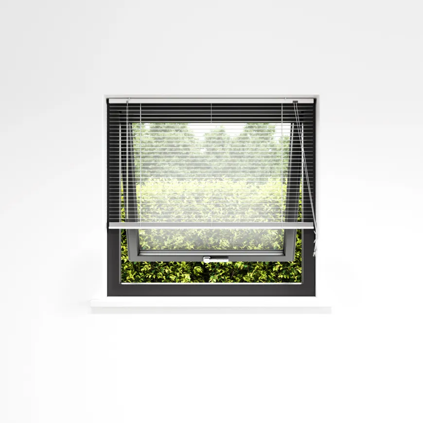 Persienne aluminium hvid 110 x 130 cm