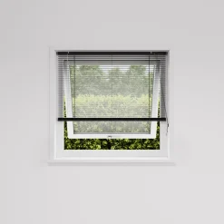 Persienne aluminium sort 110 x 130 cm