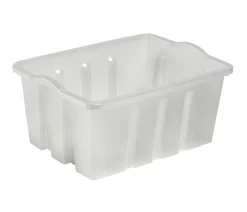 Plast1 klodskasse klar/grå - StackBox 13