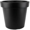 Plastkrukke sort Ø40 x H35,9 cm
