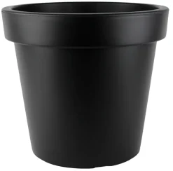 Plastkrukke sort Ø40 x H35,9 cm