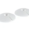 Plastroset 15 mm hvid - 2 stk.