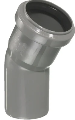 PP bøjning grå 75 mm x 30 gr.