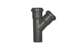 PP grenrør grå 50 mm x 45 gr