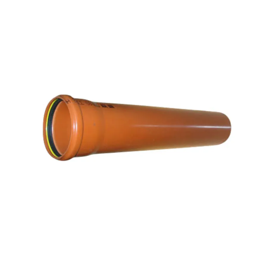 PVC kloakrør 110 mm x 2000 mm rød