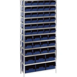 raaco sortimentsreol stål/plast 200 x 92 x 34 cm