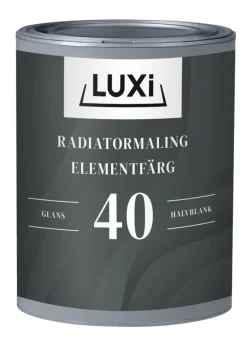 Radiatormaling hvid 0,75 liter - LUXI®