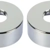 Roset til brusearmatur 3/4" x H25 mm krom - 2 stk.