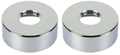 Roset til brusearmatur 3/4" x H25 mm krom - 2 stk.