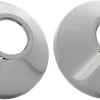 Roset til excentrisk forskruning 3/4" krom 2 stk.