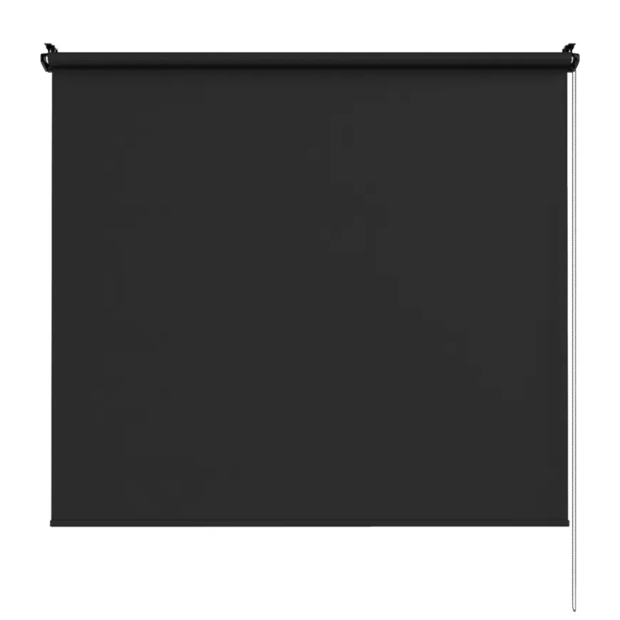 Rullegardin lysdæmpende sort 100 x 210 cm