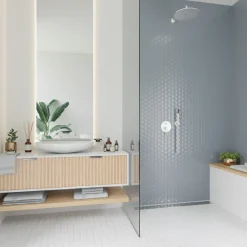 SCG Mosaik fliser sølvgrå 10 net (0,9 m²)