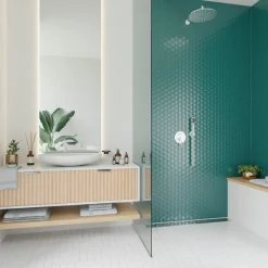 SCG Mosaik fliser turkisblå 10 net (0,9 m²)