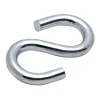S-kroge 4 mm elforzinket 4 stk.