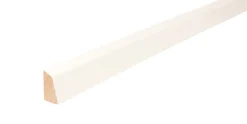 Skureliste hvid - 15 x 27 x 3000 mm