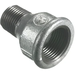 Spidsmuffe galvaniseret 1/2" x 3/8"