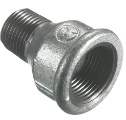 Spidsmuffe galvaniseret 1" x 3/4"
