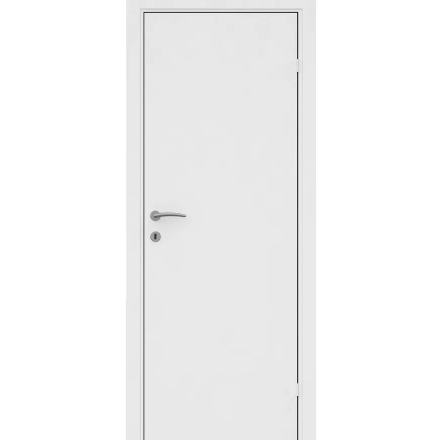 Stabil hvidmalet dør 72,5 x 204 cm