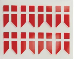Stickers flag dannebrog 3 ark
