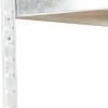 Stålreol galv. m/5 hylder - 120 x 180 x 60 cm